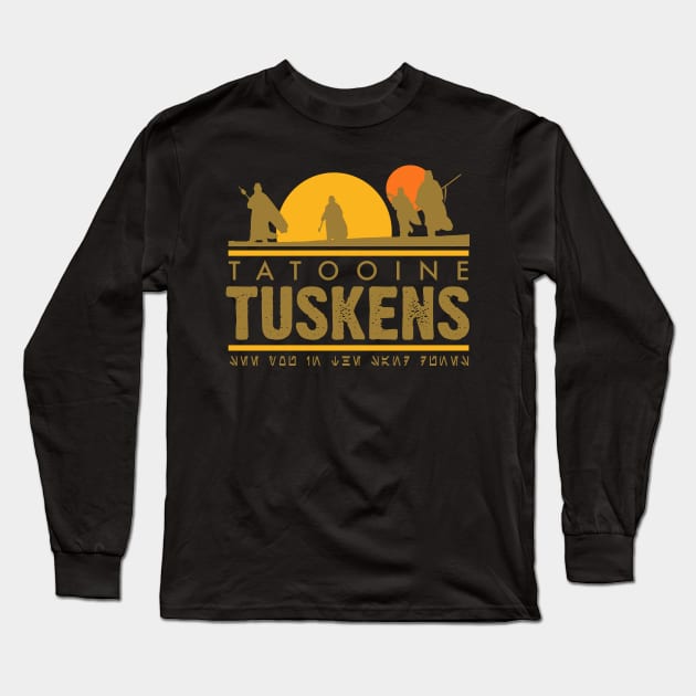 Tatooine Tuskens Long Sleeve T-Shirt by PopCultureShirts